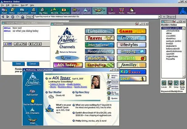 America Online (AOL)